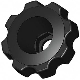 Innovative Components Snap Lock Fluted Knob, M10 Thread Size, 2-3/8