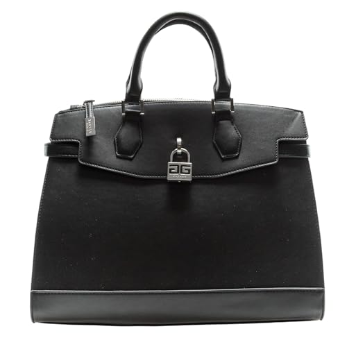 Sac à main Gaelle noir en simili-cuir, l'accessoire idéal pour vos journées de travail