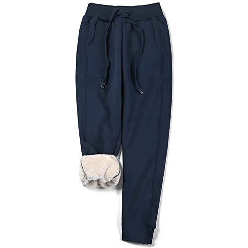 Pantalon de loisirs à la mode doublé sherpa avec isolation thermique