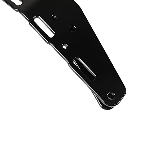 690 Enduro R Motorrad Dachträger hinten Gepäckträger Halterung Gepäckträger für 690 Enduro R 2019 2020 2021 für SMC R 2019 2020 2021 Aluminium Schwarz