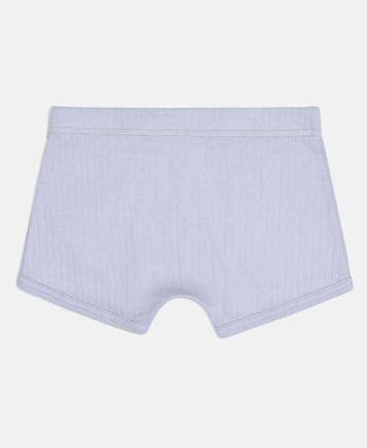 Image of Jockey 3036 Boys Super Combed Cotton Rib Fabric Solid Trunk with Front Open Fly and Ultrasoft Waistband (Pack of 3, Colors & Prints May Vary)
