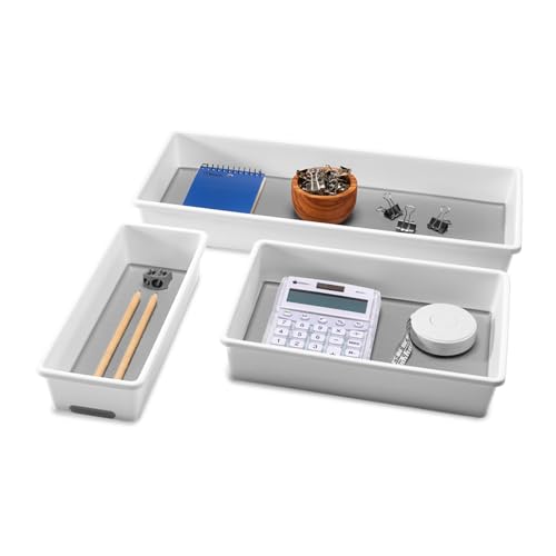 madesmart Tray, Set of 3, White, PremiumWhite by Madesmart - Image 8