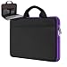 HSEOK Laptop Sleeve Multifunctional Protective Case Cover Bag for 12.9 iPad Pro / 13.3 Inch Laptop / Notebook Computer / MacBook Air / MacBook Pro Carrying Protector Briefcase Handbag, Black