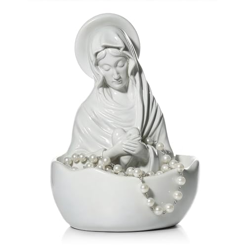 Estatua de la Virgen María 13 cm resina miniatura 1