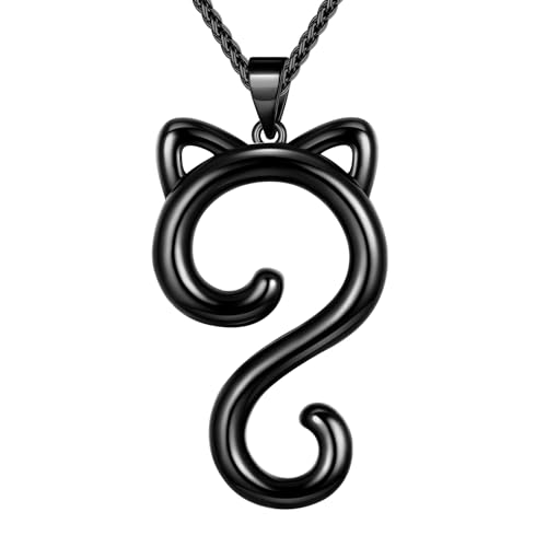 SEIHOP Bagues en forme de chat mignon réglable adorables chats animaux bague ouverte 18 carats or/argent/noir plaqué pistolet bijoux cadeaux pour femmes...