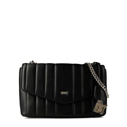 DKNY Lexington Shoulder Bag, Black/Gold