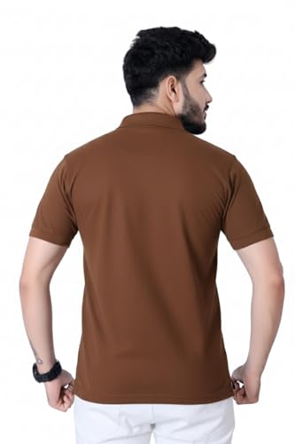 Image of Men's Premium Polo T-Shirt | Classic Collar | Smooth Finish | Half Sleeve Casual Wear (XS to 3XL)