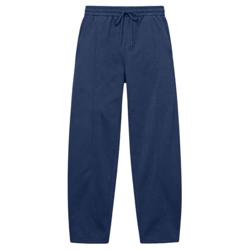 Boys Baggy Sweatpants Casual Fleece Straight Leg Sweat Pants With Pockets - image 6