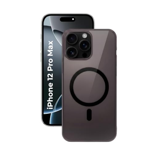 Image of Crystal Translucent Magnet Case for iPhone 12 Pro Max, Premium Polycarbonate, Ultra Strong Magnets, 360 Drop Protection, Raised Camera Protection, MagSafe Compatible