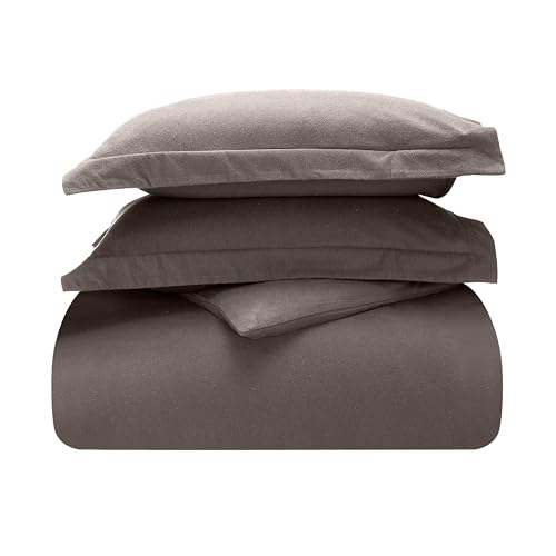 Housse de couette flanelle de coton ultra douce contre le froid du lit double - 3