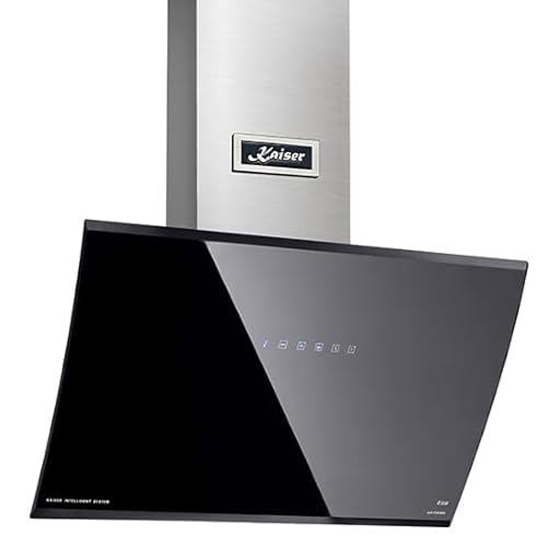 Kaiser AT 6488 Dunstabzugshaube kopffrei 60 cm,Automatische Kontaktlose Öffnung, kopffreihaube,1250 m³/h, Edelstahl Glas, Wandhaube, Dunstabzug,Timer,Abluft-/Umlufthaube