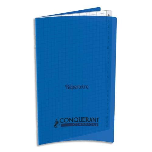 Lotto di 10 rubrica classica piquet 11 x 17, coprente. PP blu 96p./48 fogli 90 g/m², quadrettato 5 x 5