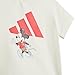 Adidas Unisex-Baby Adidas x Disney Mickey Mouse Sportswear T-Shirt Set, Off White/Pure Ruby, 6 Months