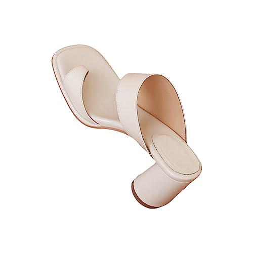 -Zehenpantoffeln für Frauen, die schwarze hochhackige Sandalen...