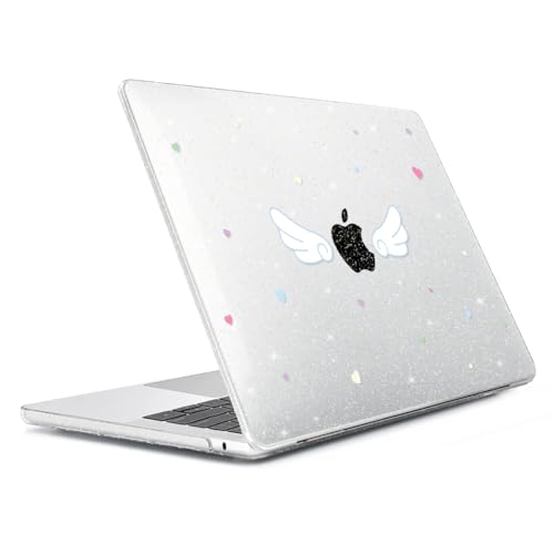 HOHAIYOO for 2026 2025 2024-2022 MacBook Air 13 inch Case M5 A3449 M4 A3240 M3 A3113 M2 A2681 with Touch ID& 13.6" Liquid Retina Display, Hard Shell Case&Keyboard Cover&Screen Film&Webcam Cover, Wing by HOHAIYOO - Used condition - Image 3