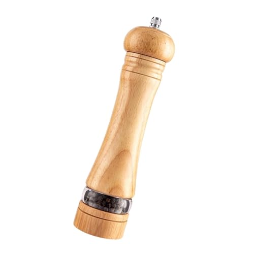 F Fityle Molilla y pimienta, agitador de molinos de especias, multipropósito, gadgets de cocina de madera para la herramienta de molienda de especias, MarrÓn