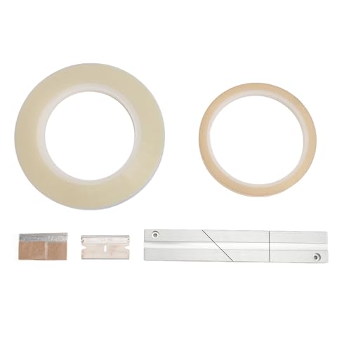 Elprico 1/4 10 Zoll Spleißblock-Kit, Open Reel Tape Media mit Spleißband-Vorlaufband-Medienblatt für Revoxsonido