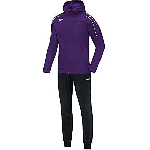 Survêtement enfant JAKO Classico violet en polyester avec capuche taille 164