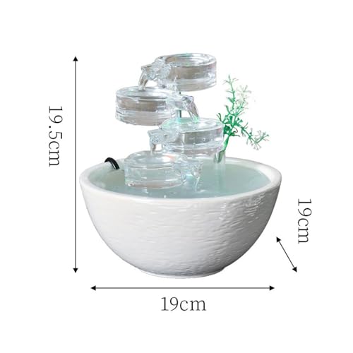 Fontaine à eau de table en céramique décoration de richesse moderne - 3