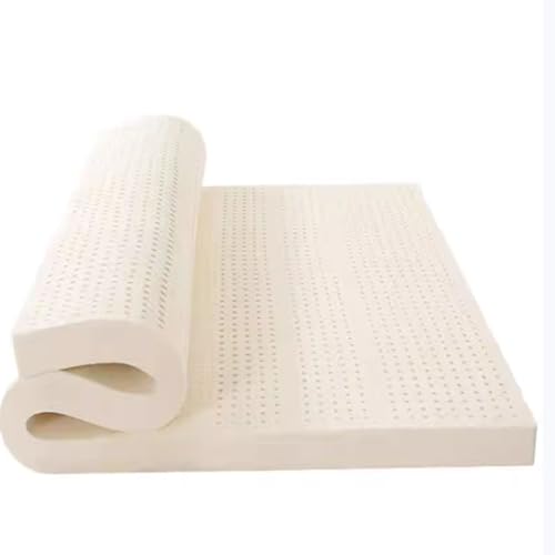 TFDRSEXVD Colchón de látex súper Suave 100% Natural, diseño Simple, para Dormitorio, con sobrecolchón.,10cm,120x200cm (47x79in)