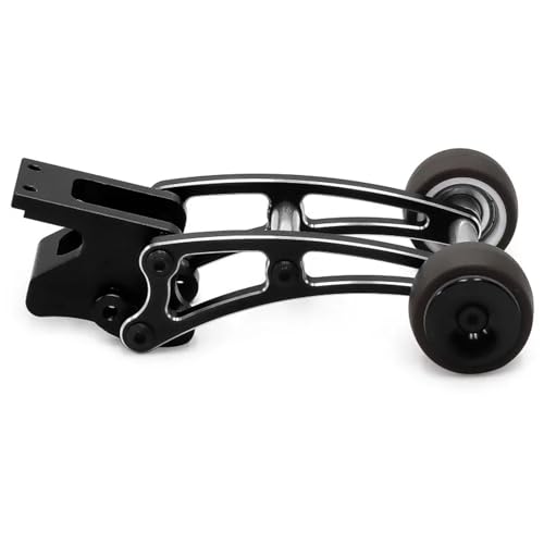 Accessoires pour Mjx pour Hyper Go 14210 14209 1/14 Barre Anti Cabrage Métallique Réglable pour Voiture Télécommandée Brushless Haute Vitesse(Black)
