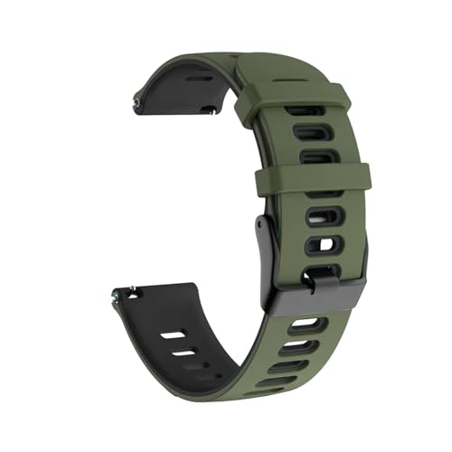 Bracelet montre 22mm armygreen pour vos randonnées et le quotidien