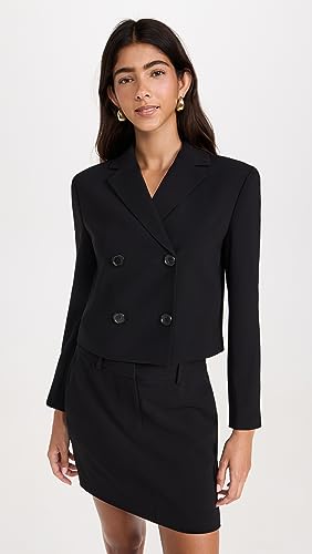 Theory Women's Crop Double Breasted Jacket2