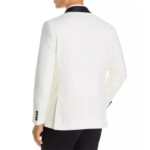 Zadaos Men Suit 2 Pieces for Wedding Banquet Birthday Party Business Work Jacket and Black Pants3