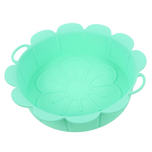 DECHOUS Wear-resistant Air Fryer Liner Reusable Silicone Mat for Release Compatible Air Fryer Baskets for Baking Bread Chips and Snacks