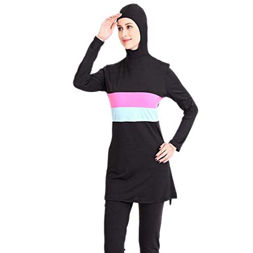 Kitabetty Einteiliger Muslimischer Badeanzug Konservativer Badeanzug Bademode Burkini Frauen Von Hijab Swimwear Islamischer Beste Liebe?Pulverblau? Cover