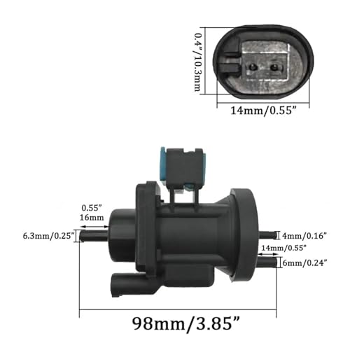 Électrovanne convertisseur de pression turbo A0005450527 haute durabilité