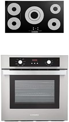 Cosmo 2-Piece Kitchen Package, 36" Electric Cooktop & 24" Electric Wall Oven