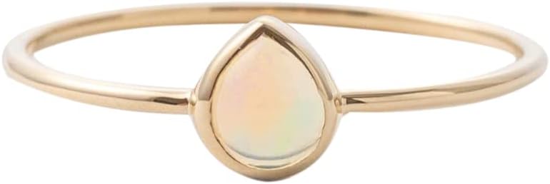 (ジュエッテ) Jouete K10YG オパールリング 032448 15号 イエローゴールド