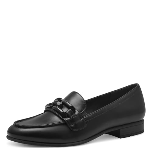 Jana Damen Slipper mit Blockabsatz Elegant, Schwarz (Schwarz), 37 EU