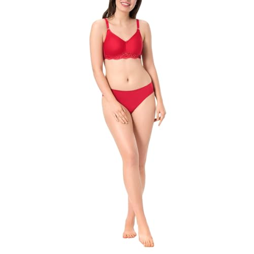 Image of Amante Every de Black Solid Non-Wired Non Padded Everyday Bra