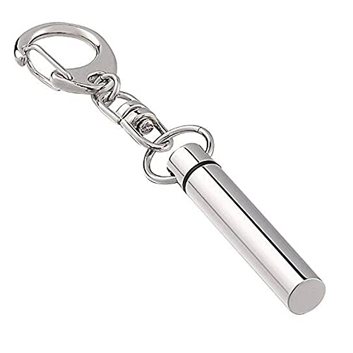 BOSAIYA AZ Ashes Keychain Urn Clé en Acier Inoxydable Bague Femmes Hommes Hommes Dog Tage Empreinte Cendres Titulaire T1027
