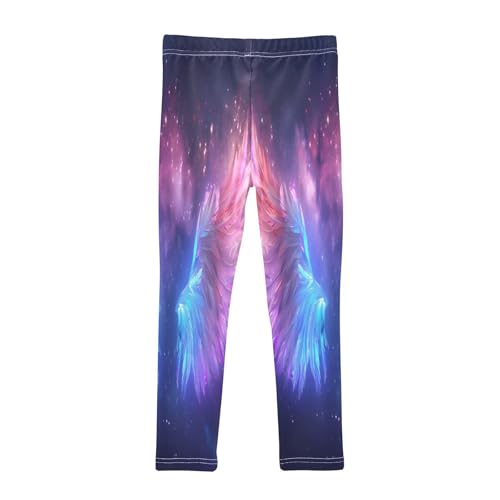 Bolaz Toddler Girls Leggings Printed Yoga Pants Leggings Pink Blue Purples Wings for Kids2