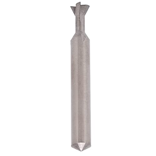 Image of Dovetail Router Bit 4 Flutes Carbide Dovetail Bit 6mm Dia Shank 50mm Length Universal Dovetail Milling Cutter Dovetail Joint Router Bits(65 Degree)