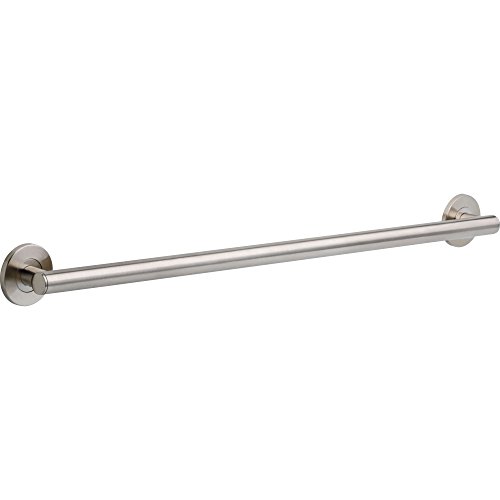 Delta Contemporary (1-Pack) 36 Shower Grab Bar ADA Compliant Brilliance Stainless Steel 450 lb Capacity Bathroom Safety Handle for Shower Tub | Wall Mount Balance Assist Handicap Grip 41836-SS