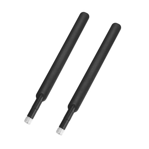 Fozriybefy Antena SMA 4G LTE Antena WiFi 9Dbi de Alta Ganancia de Doble Banda (2.4Ghzand5.8Ghz) Antena Omnidireccional 3G / 4G / gsm