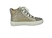 Shoe Fash Women's Fashion Rhinestone High Top Lace Up Sneaker Shoes Champagne-777, 7.5