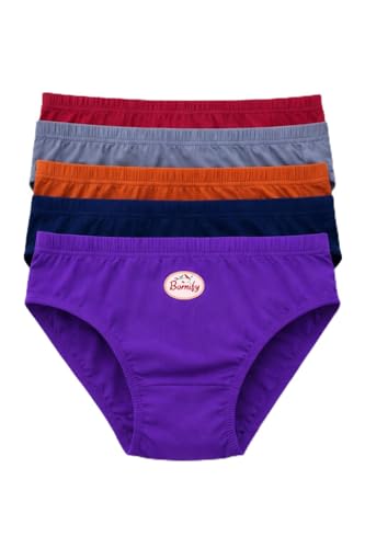 Image of Women's Cotton Brief(Pack of 5) (ZAPPY-12-BORNI-091 Multicoloured 85 cm)