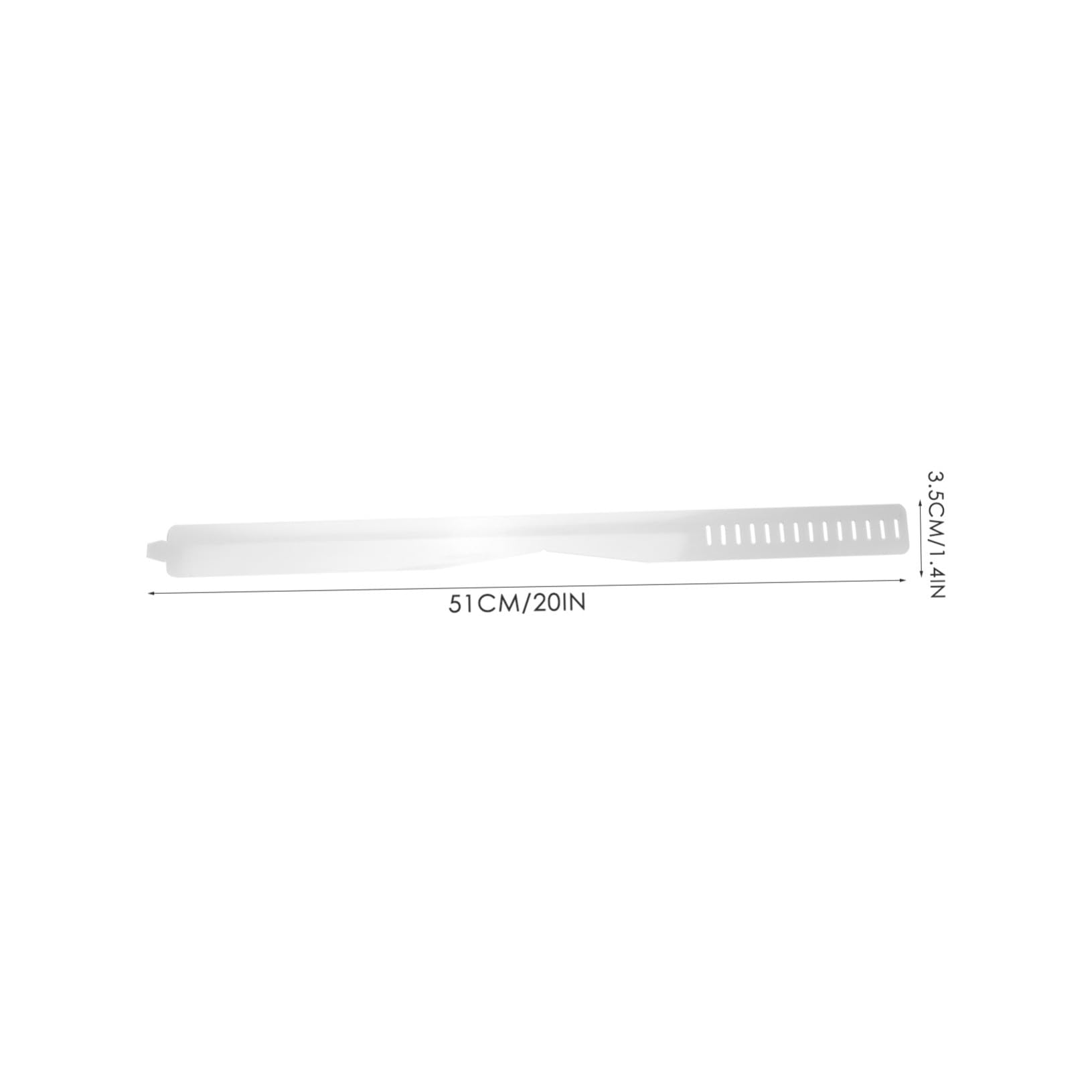 ibasenice 100piezas Collar de Pvc Soporte para Cuello de Camisa Ballenas de Plástico para Cuello para Camisas de Vestir Moldeador de Hombre Insertos de Plástico de Vestir