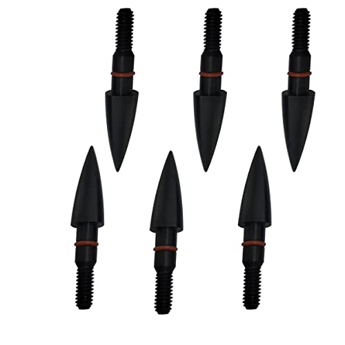 100/125/150/200 Grains Archery Field Points Practice Field Tips, Archery Target Practice Hunting Arrow Tip For Recurve, Compound Bow Crossbow, Steel Screw In Broadheads 12 Pcs (5/16″-100Grains) #TOP3
