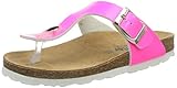  Richter Kinderschuhe Damen Bio Pantoletten, Pink (Fuchsia Neon 3500)