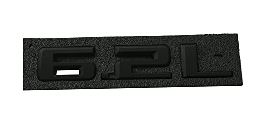 Image of CDD New 2019-2021 6.2L Hood Emblems 3D Badge Replacement for Chevy Silverado 1500 2500HD (Matte Black)
