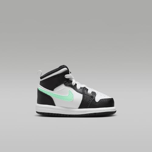Jordan Toddler's 1 Mid White/Green Glow-Black (DQ8425 103) - 43