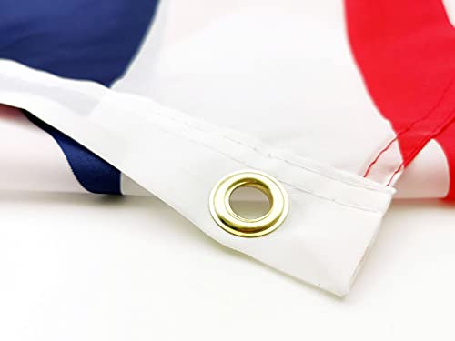 HYX Large Union Jack Flag 5ft x 3ft (150cm x 90cm) Great Britain National Flag Team GB Supporters for Festival Party with Double Stitched Seam and Metal Eyelets,1 Pack