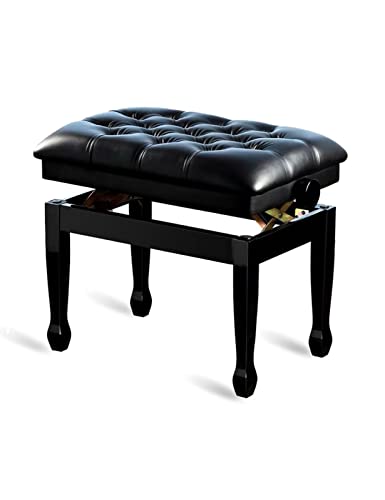 TEmkin Tabouret de Piano Banc de Piano en Bois Tabouret de Clavier Solo Confortable Tabouret de Piano de Luxe, 60 x 40 x 50-60 cm - Les Beatles, Paul McCartney, John Lennon, RIngo Starr, George Harrison TEmkin Tabouret de Piano Banc de Piano en Bois Tabouret de Clavier Solo Confortable Tabouret de Piano de Luxe, 60 x 40 x 50-60 cm