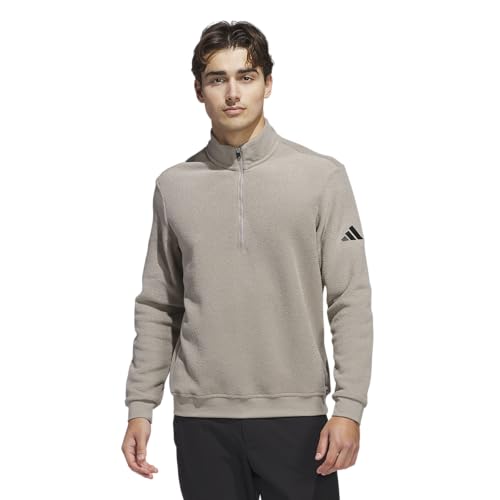 adidas Men's Ultimate365 Terry Cloth Quarter-Zip Pullover
